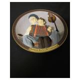 4 Plates from the Rockwell Centennial 3-D Series.  The images are raised off the plate. See images for more details.