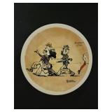 3 Plates from the Rockwell On Tour Series.