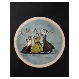 3 Plates from the Rockwell On Tour Series.