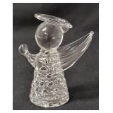 8 Handblown Glass Angels created by Edward Carberry.  The figurines are approximately 3" tall.