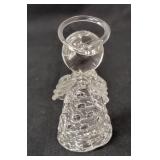 8 Handblown Glass Angels created by Edward Carberry.  The figurines are approximately 3" tall.