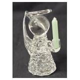 8 Handblown Glass Angels created by Edward Carberry.  The figurines are approximately 3" tall.