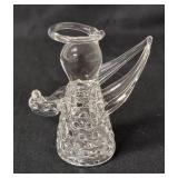 8 Handblown Glass Angels created by Edward Carberry.  The figurines are approximately 3" tall.