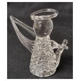 8 Handblown Glass Angels created by Edward Carberry.  The figurines are approximately 3" tall.