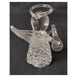 8 Handblown Glass Angels created by Edward Carberry.  The figurines are approximately 3" tall.