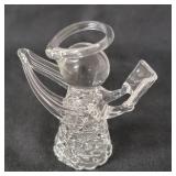 8 Handblown Glass Angels created by Edward Carberry.  The figurines are approximately 3" tall.