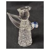 8 Handblown Glass Angels created by Edward Carberry.  The figurines are approximately 3" tall.