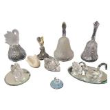 Glass Bells and Glass Swans.  See images for details.