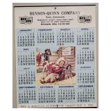 21 Vintage Calendars. Misc. Years - 50