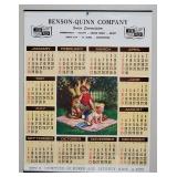 21 Vintage Calendars. Misc. Years - 50