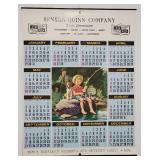 21 Vintage Calendars. Misc. Years - 50