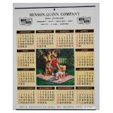 21 Vintage Calendars. Misc. Years - 50