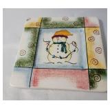 Vintage Pyrex Bowls, Casserole, Platter , and a Santa Hot Plate.