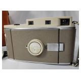 Camera Package.  Vintage 1957 Polaroid 800 camera with leather case and all accessories.  Canon Z115 and Kodak Mini 600 camera