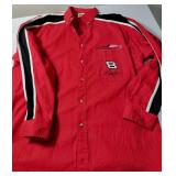 Nascar Jackets and Shirts.  2 Authentic Nascar Black Jackets (Both XL) and 2 Authentic Nascar Shirts.