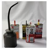 Misc. Collectible Oil Cans.  All metal.