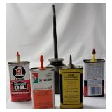 Misc. Collectible Oil Cans.  All metal.