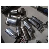 1/2" 3/8" 1/4" Drive Ratchets, Sockets, Extensions