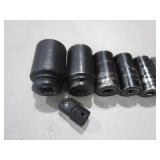 1/2" Drive Impact Sockets 7/16 to 1 1/2