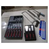 Hooks, Scrapers, Hack Saws