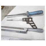 Hooks, Scrapers, Hack Saws