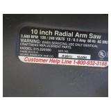 Craftsman 10" Radial Arm Saw