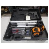 Johnson Transit, Tripod, Laser Receiver, Elevation Stick