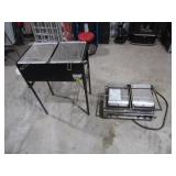 Propane Deep Fryer & Electric Grill Press