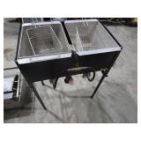 Propane Deep Fryer & Electric Grill Press