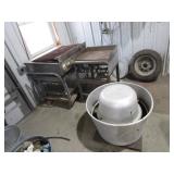 Gas Grill, Gass Griddle, Exhaust Hood & Fan