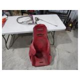18" Alum Racing Seat, Throttle Pedal, Power Steering Reservoir