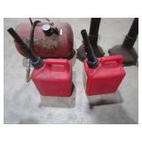 Stands, Air Tank, Gas Jugs