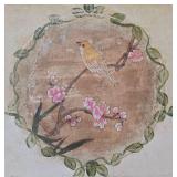 Vintage Hand Painted Low-Profile Drop Leaf Table