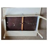 Vintage Hand Painted Low-Profile Drop Leaf Table