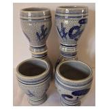 Stoneware Pitcher & Drink Set