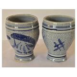 Stoneware Pitcher & Drink Set