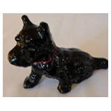 Vintage Glass Scottish Terrier Figurine
