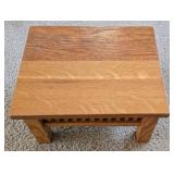 Pair of Oak Foot Stools