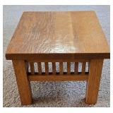 Pair of Oak Foot Stools