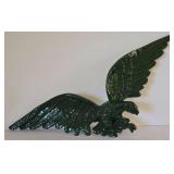 Large Green Painted Eagle Wall Decor