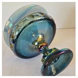 Stunning Carnival Glass Duo