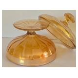 Stunning Carnival Glass Duo