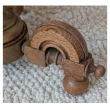 Unique Vintage Wood Plant Stand