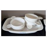 Assorted White Baking Dishes
