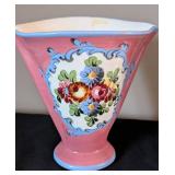 Pair of Painted Ceramic Vases from Italy and Portugal