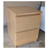 Blonde Wood Nightstand