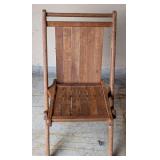 Pair of Vintage Wood Folding Chairs