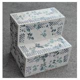 Painted Decorative Wood Steps