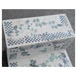 Painted Decorative Wood Steps