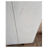 White Metal Storage Cabinet